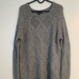 simple gray sweater from American Eagle